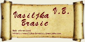 Vasiljka Brašić vizit kartica